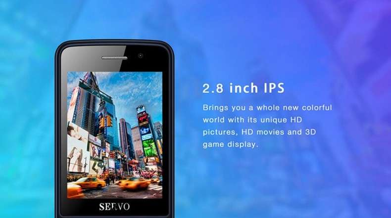 SERVO V9500 2.8 Inch HD Large Screen 1100mAh 64MB+64MB 4 Sim Cards 4 Standby FM GPRS Feature Phone