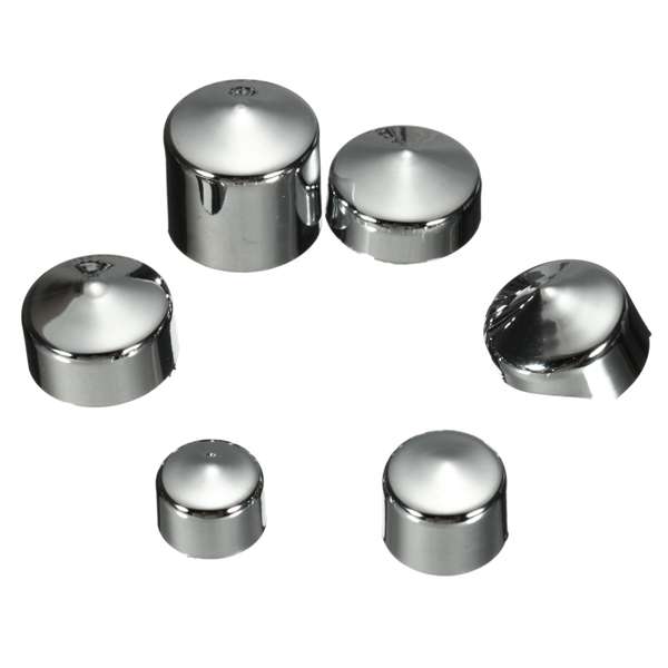 78pcs Chrome Bolt Toppers Cover Caps Kit For Harley Davidson Dyna Glide