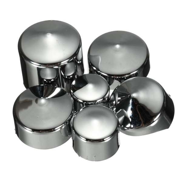 78pcs Chrome Bolt Toppers Cover Caps Kit For Harley Davidson Dyna Glide