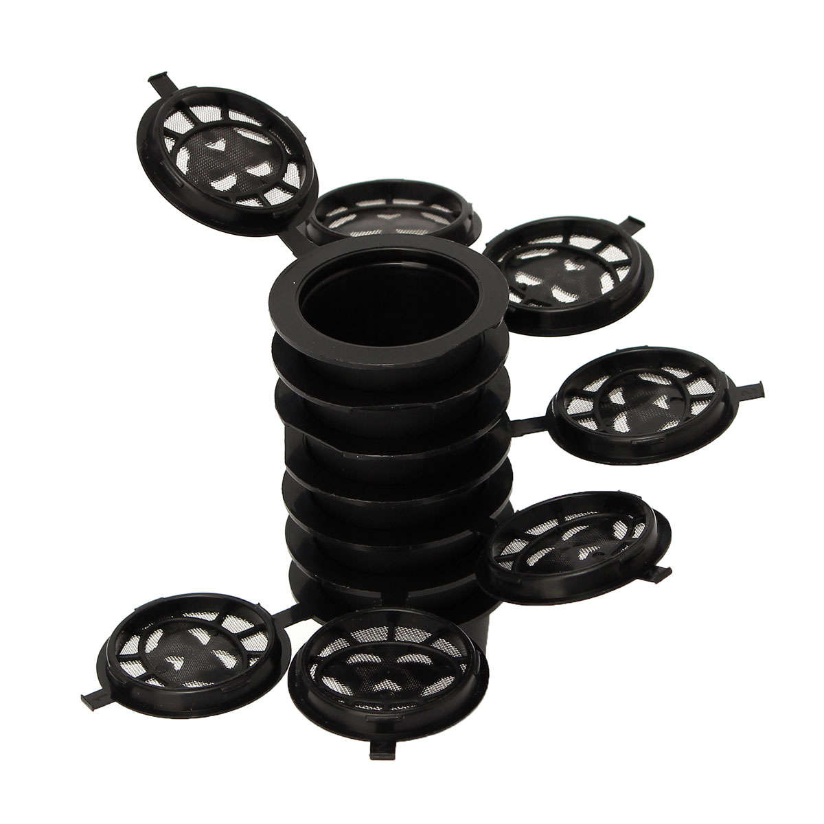 8Pcs Set Refillable Reusable Coffee Capsules Pod Reusable Refilling Filter for Nespresso Machine