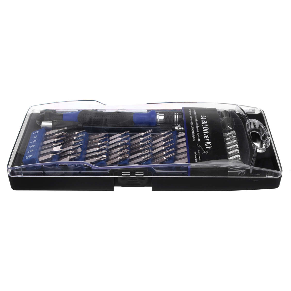 75 in 1 Screwdriver Socket Bit Set Kit + PC Phone Repair Opening Tool Kit Ruler Tongs Tweezers Remov