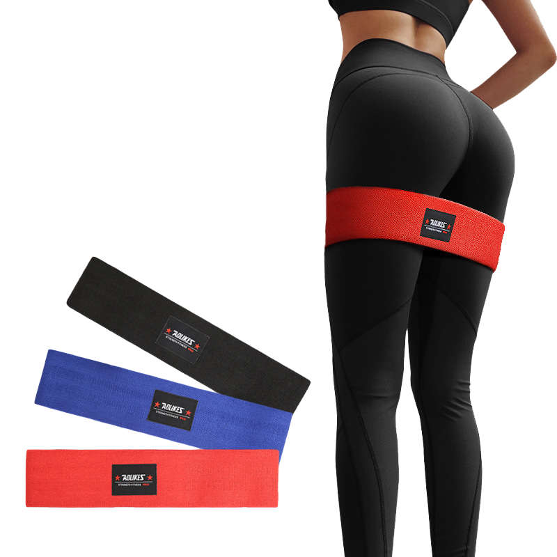 KALOAD Polyester Resistance Bands Elastic Bands Fitness Deep Squat Hip Ring Sports Tension Belt