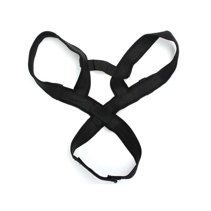 Men Women Adjustable Back Support Belt Posture Correction Correct Brace Shoulder Corrector (SIZE: S)