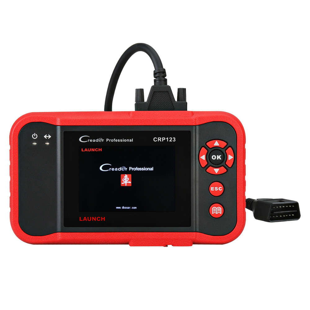 LAUNCH Reader CRP123 Code Reader OBD2 EOBD & CAN Car Diagnostic Scanner Tool for Engine AT ABS SRS T