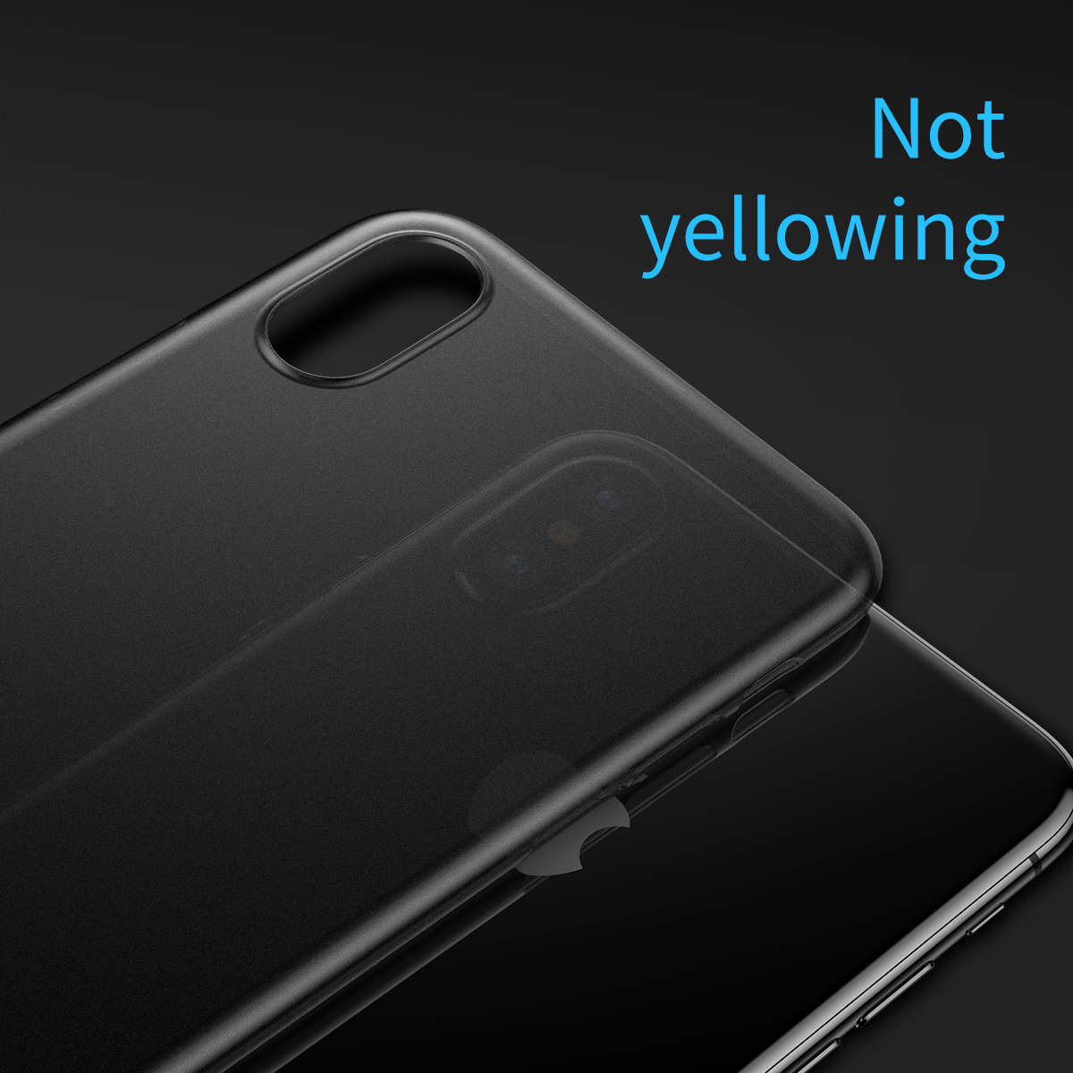 Baseus PP 0.45mm Ultra Thin Anti Fingerprint Protective Case Cover for iPhone XS/X