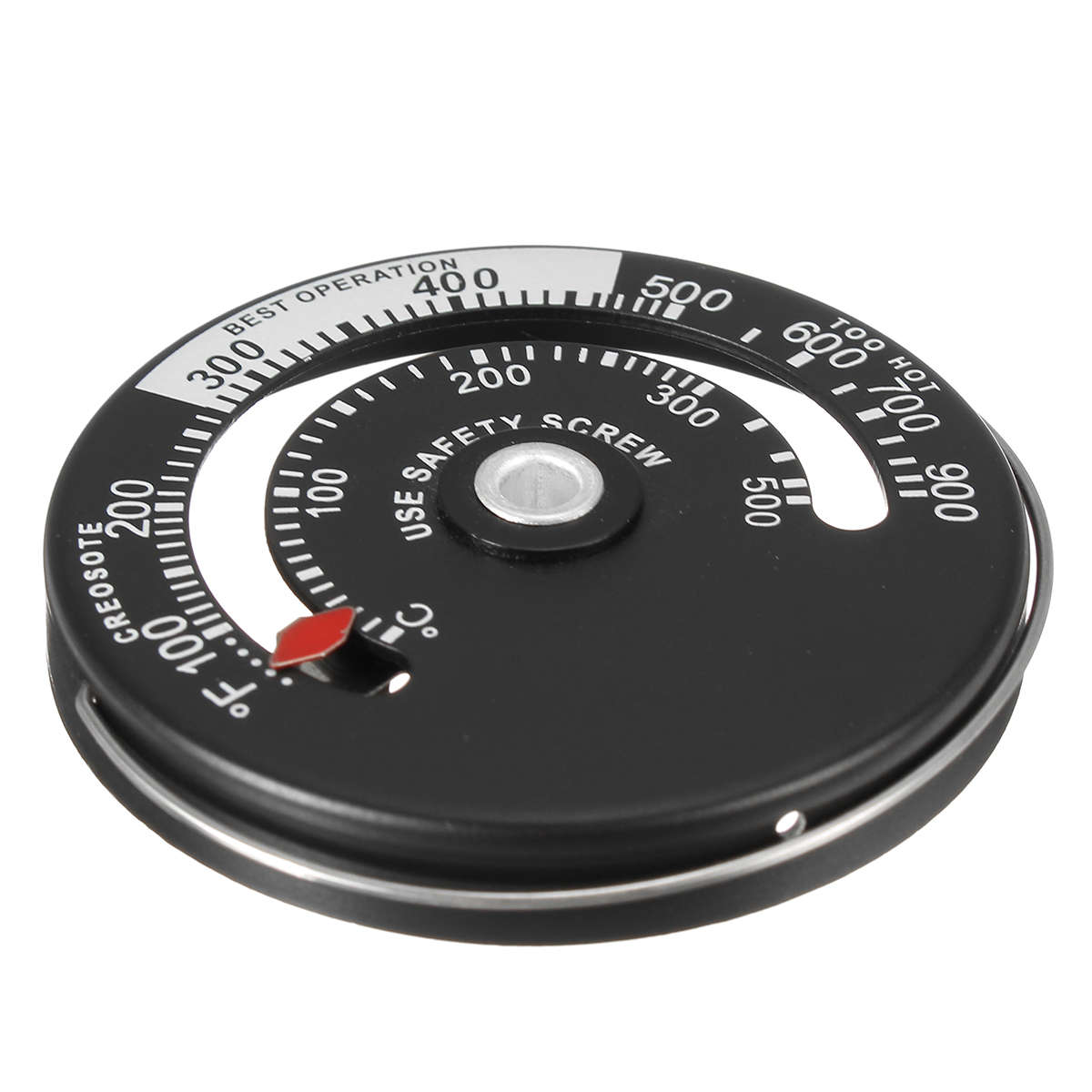 500 900 Burner Stove Fireplace Thermometer Furnace Barbecue Temperature Gauge