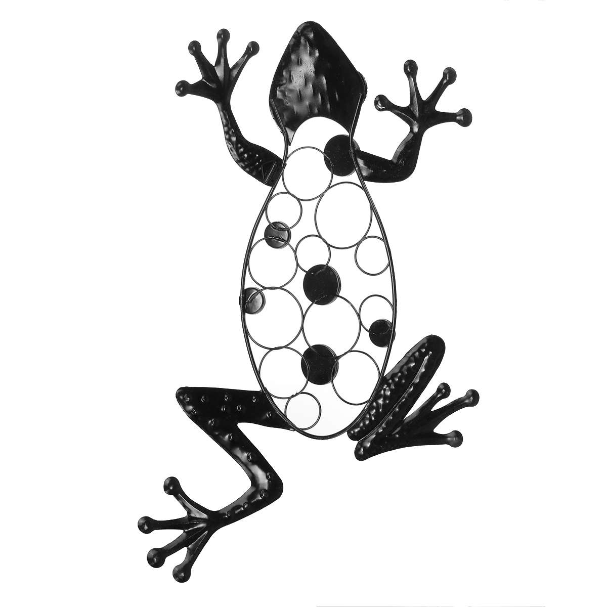 Frog Iron Metal Craft Garden Hanging Wall Art Ornament Mounted Home Decorations