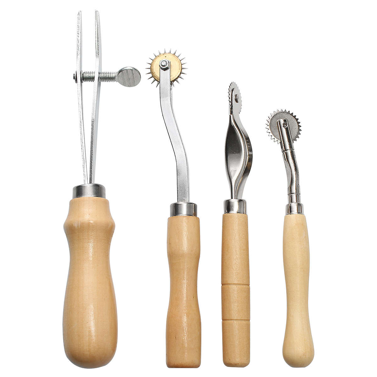 37Pcs Leather Craft Tool Kit Hand Sewing Stitching Punch Saddle Carving Work