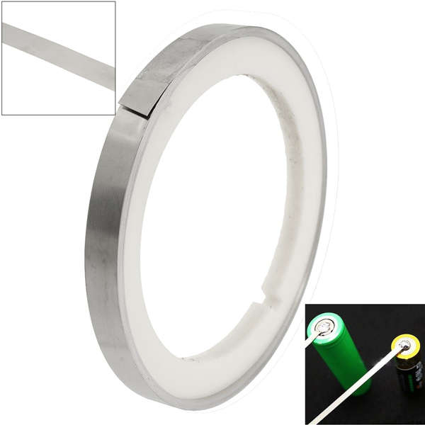 5M 0.15T Pure Ni Plated Nickel Strip Sheet Tape DIY Battery Welding Pack
