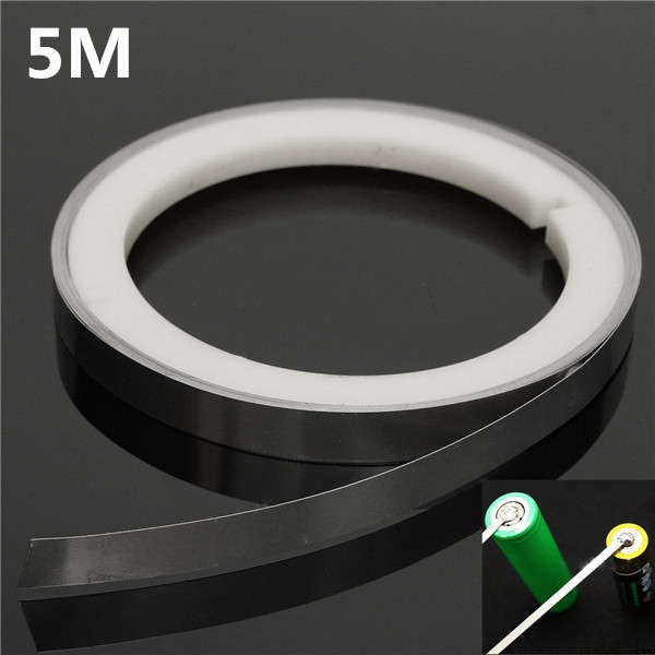 5M 0.15T Pure Ni Plated Nickel Strip Sheet Tape DIY Battery Welding Pack