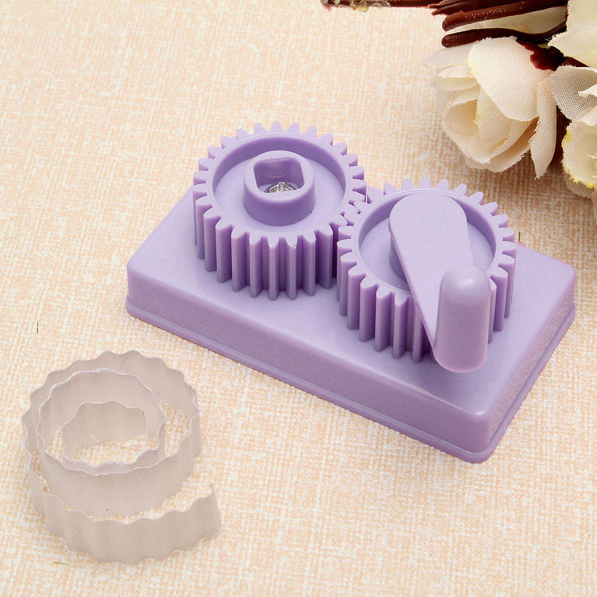 Plastic Paper Quilling Crimper Machine Crimping Paper Craft Quilled DIY Art Tool Craft Card Kit