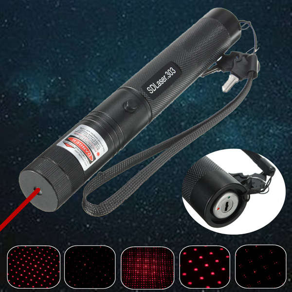 Adjusting 303 650nm Red Beam Laser Pointer - 0.10kg