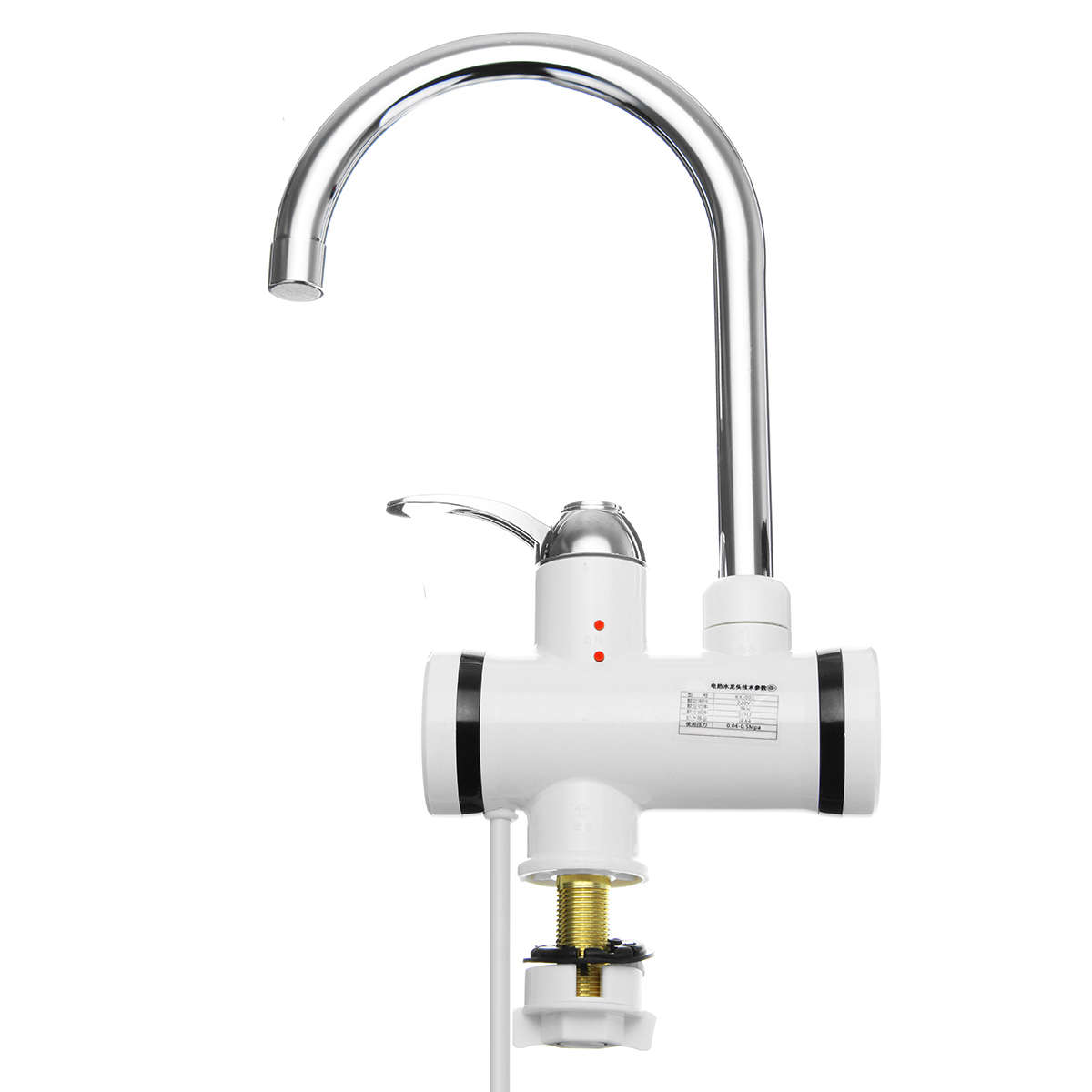 220V 3000W Instant Electric Water Heater Fast Heating Faucet Hot Cold Mixer Tap