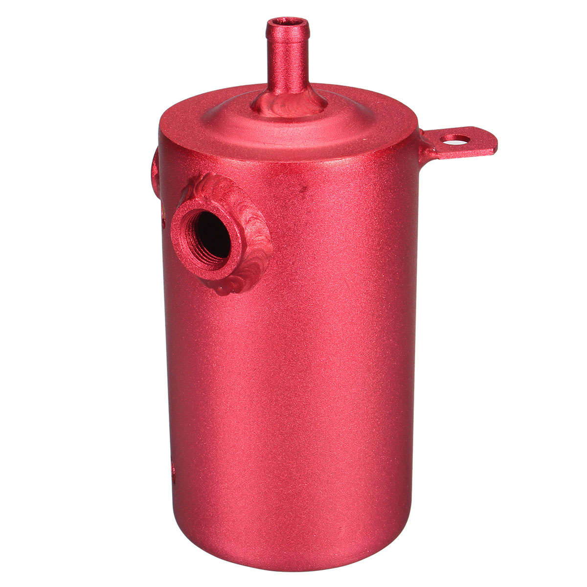 Universal Car 750ml Aluminum Catch Can Reservoir Fuel Tank with Breather Fil