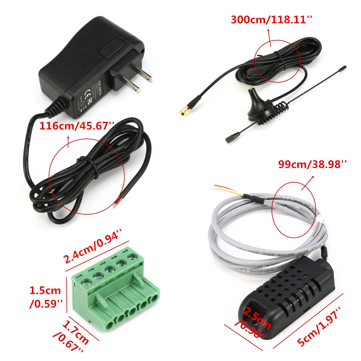 RTU5023 GSM Alarm SMS Alert Remote Temperature Humidity Monitoring Timer Control Power Status -