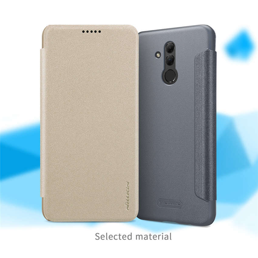 NILLKIN Flip Shockproof PU Leather Full Body Cover Protective Case for Huawei Mate 20 Lite - 0.08kg