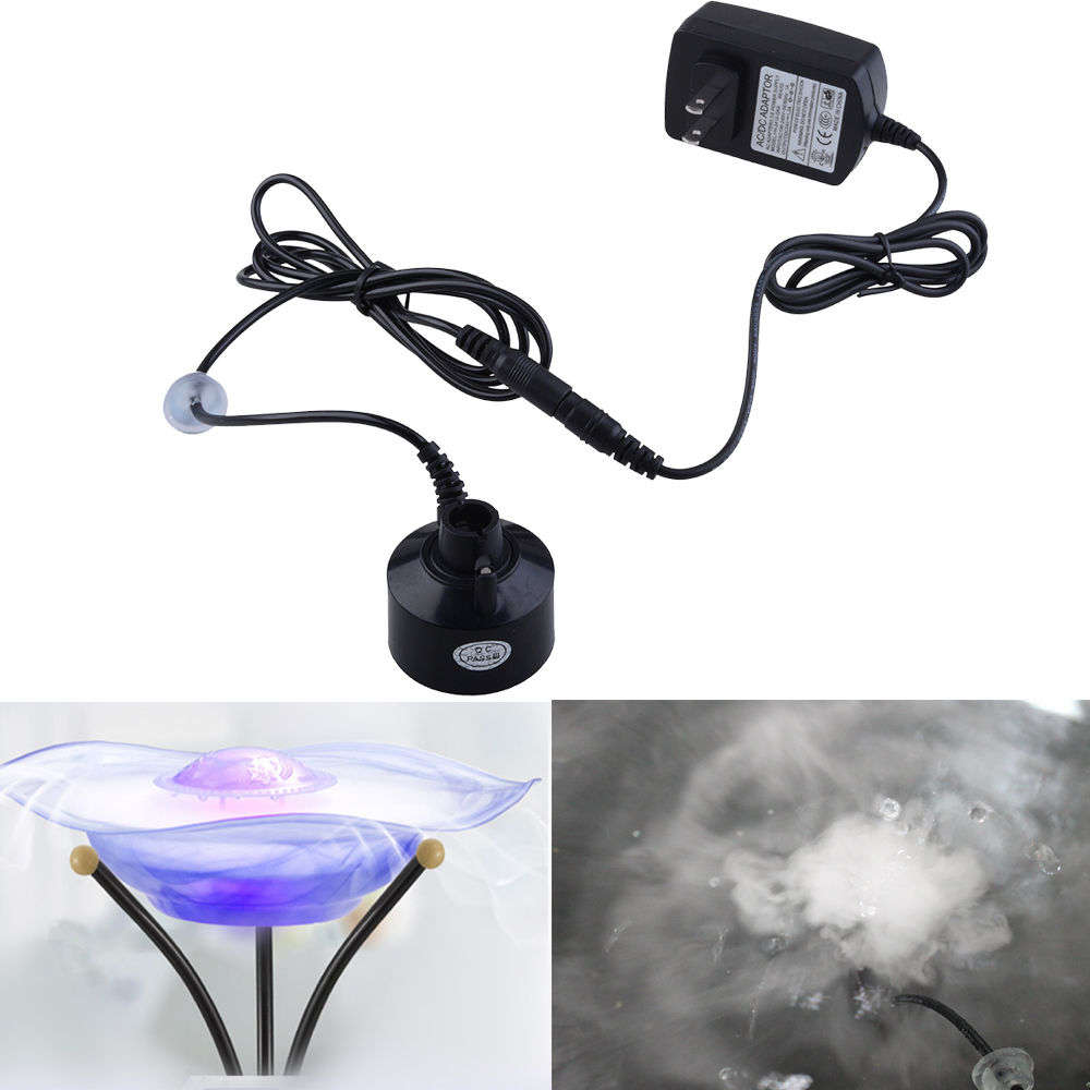 DC24V EU Plug Mist Maker Fog Maker Fogger Water Fountain Fog Machine Atomizer Air Humidifier
