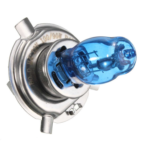 LED Headlight Pair H4 100W 6000K Car Halogen Bulbs Headlight Lamp White