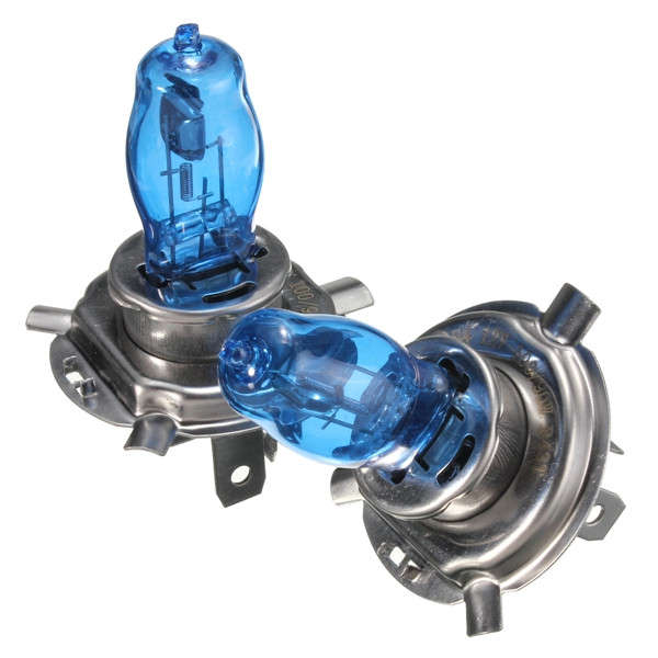 LED Headlight Pair H4 100W 6000K Car Halogen Bulbs Headlight Lamp White