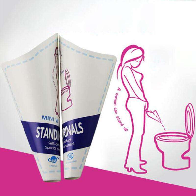 10Pcs/1Bag Disposable Female Urine Lady Funnel Urination Device Outdoor Spor