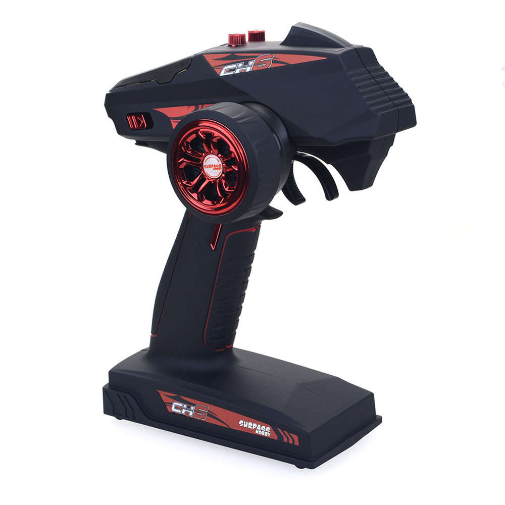 Surpass Hobby CH6 2.4G 4CH Super Response Transmitter Remote Control With Receiver For RC Car Boat