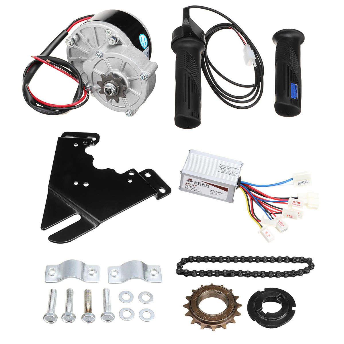 24V 250W Electric Bike Conversion Scooter Motor Controller Kit For 20-28inch Ordinary Bike