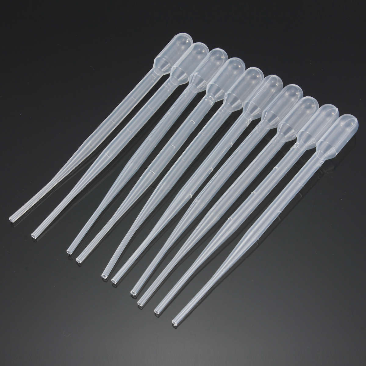 2ml Clear Plastic Liquid Transfer Pipettes Disposable Pasteur Droppers
