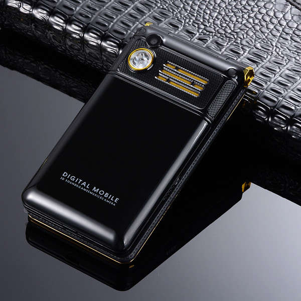 BLT610 2.6'' 2800mAh Touch Screen Dual Screen Dual SIM FM Flashlight Long Standby Flip Feature Phon