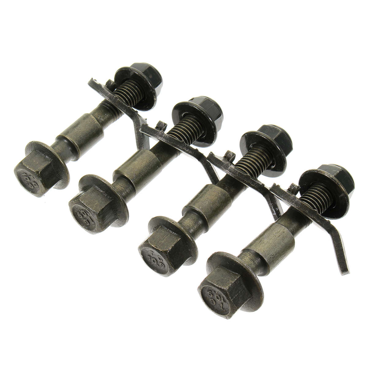 4pcs Four Wheel Alignment Camber Bolt 10.9 Eccentric Screw Green 12mm Car Repair Tool