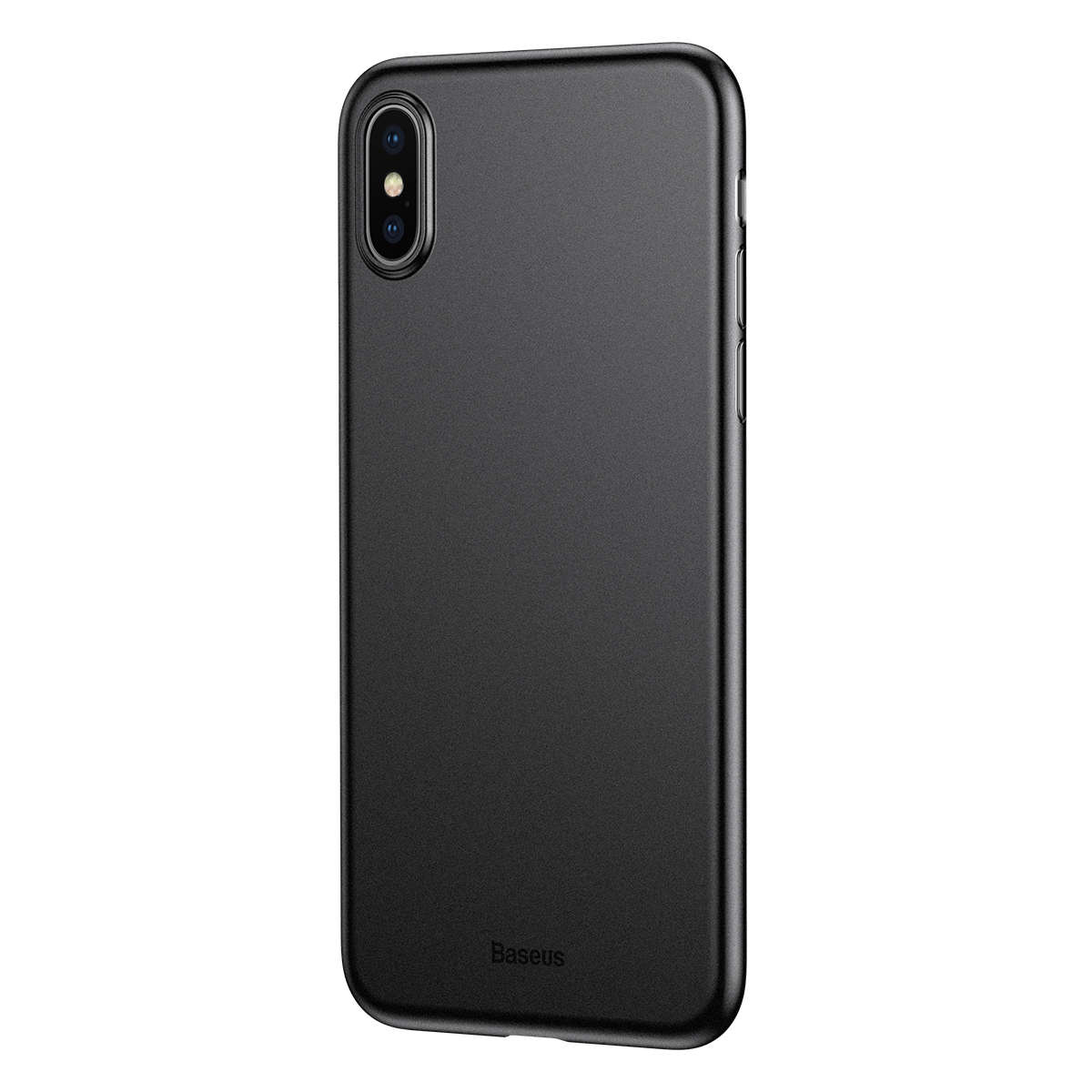 Baseus 0.45mm Slim Anti Fingerprint PP Protective Case For iPhone XS Max 6.5" ... (COLOR: FULLBLACK)