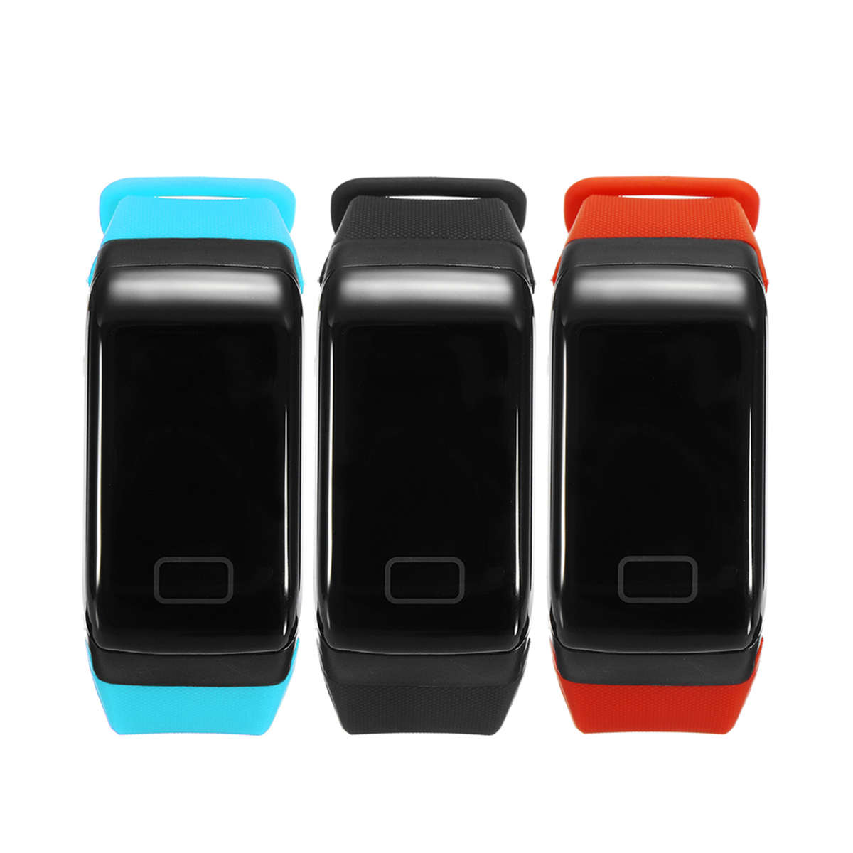 Single Touch Smart Bracelet Wristband Watch Bluetooth Heart Rate Fitness Tra