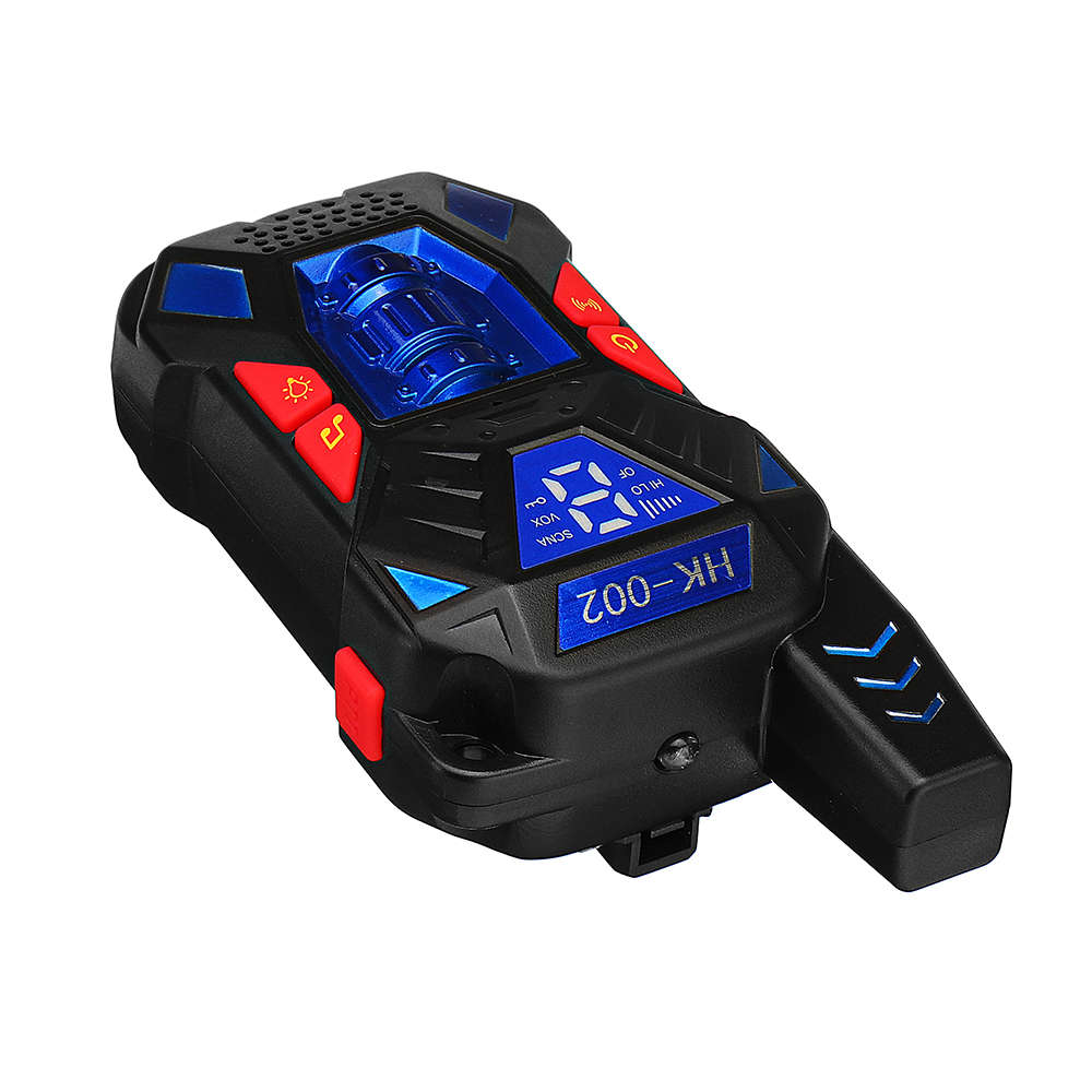 2pcs HK-002 0.5W UHF Auto Multi-Channels Mini Radios Walkie Talkie Built-in Flashlight - 0.16kg