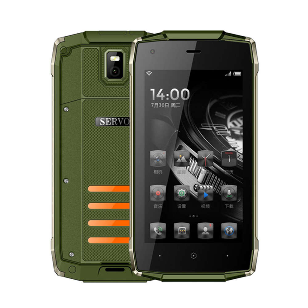 SERVO H6 4.5'' 2800mAh IP67 Waterproof 8G ROM Android 6.0 Dual SIM Card Rugged Smartphone