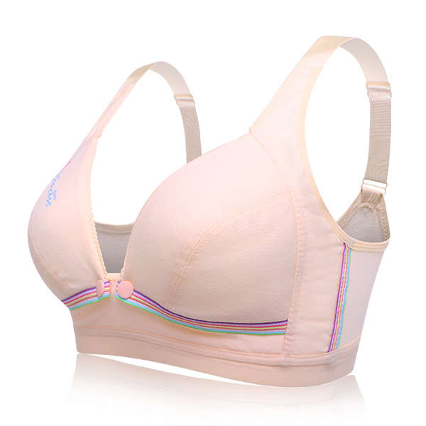 Soft Comfy Adjustable Nursing Bras (COLOR: NUDE | SIZE: L)
