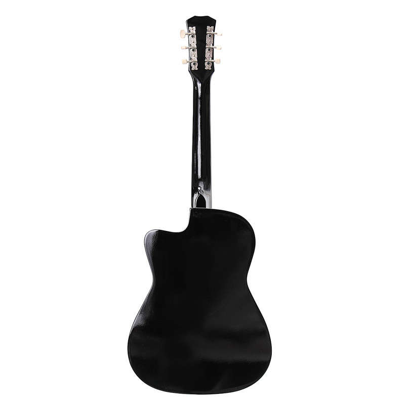 38 Inch Wooden Folk Acoustic Guitar 6 Color Guitar with Bag for Beginner