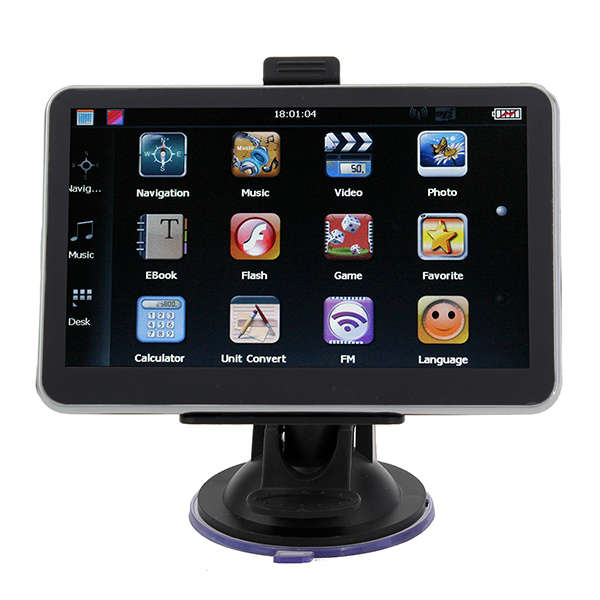 Car GPS Navigation 5 Inch HD Touch Screen YL-710 MTK FM AV BT (MAP: AFRICA)