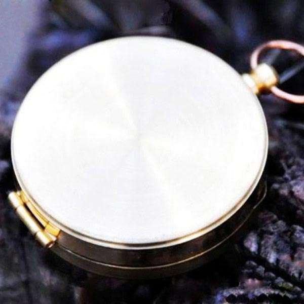 Outdoor Camping Hiking Compass Brass Survival Pocket Compass