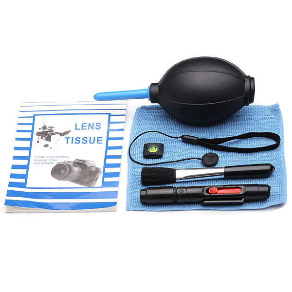 7 In 1 Camera Lens Cleaning Kit Hot Shoe Spirit Lens Cloth Brush Pen
