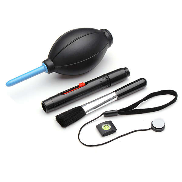 7 In 1 Camera Lens Cleaning Kit Hot Shoe Spirit Lens Cloth Brush Pen