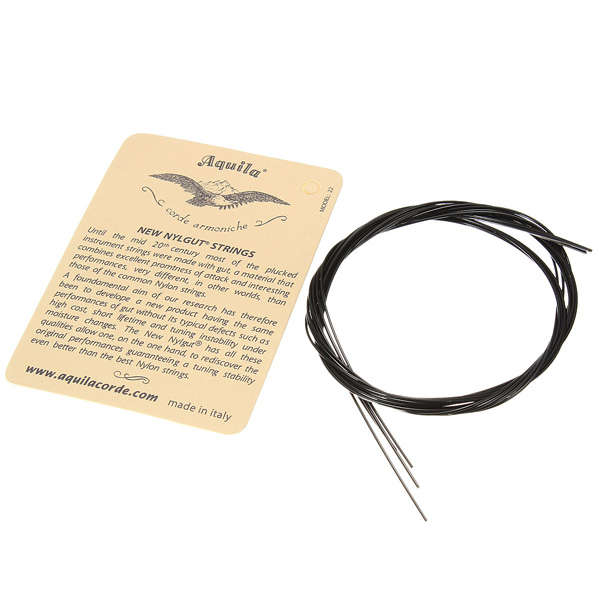 Set 4 Steel Nylon Black String for 21/23 inch  Ukulele