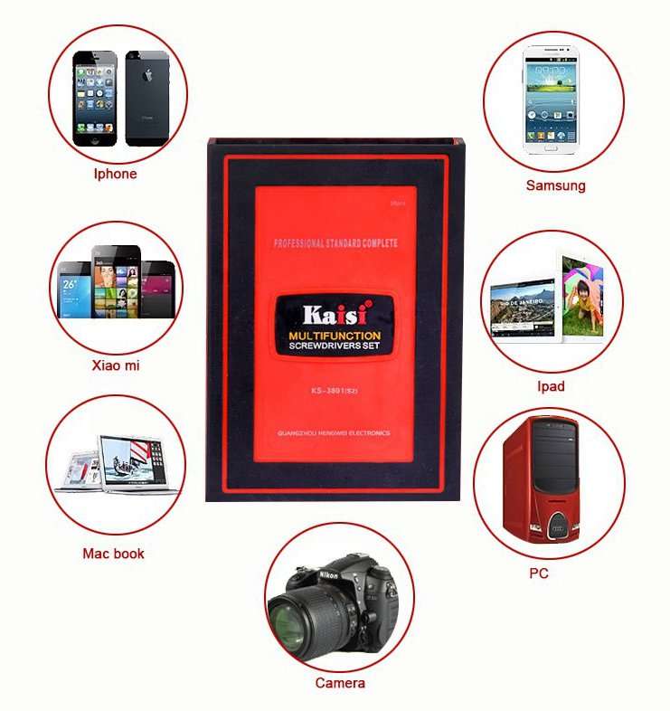 38 in 1 Precision Screwdriver Set Multi-Functional Repairing Maintenance Tool Kit Smartphones