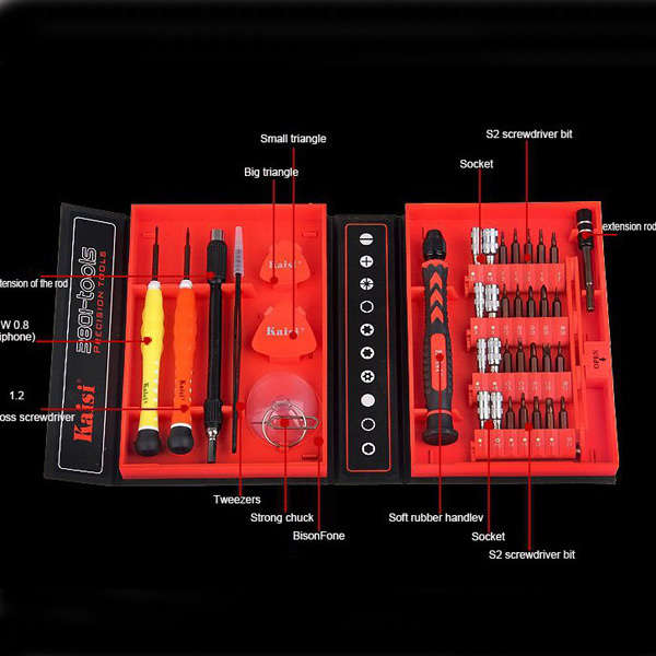 38 in 1 Precision Screwdriver Set Multi-Functional Repairing Maintenance Tool Kit Smartphones