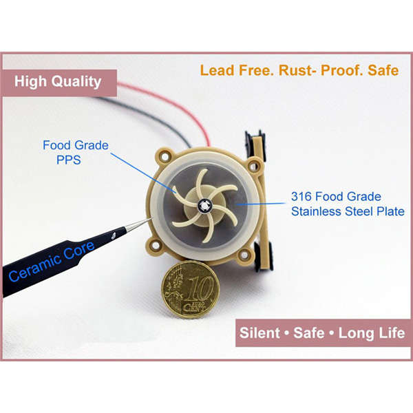 DC 12V Solar Hot Water Circulation Pump Brushless Motor Water Pump