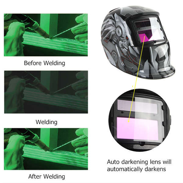 Solar Auto Darkening Welding Helmet TIG MIG Welder Lens Mask