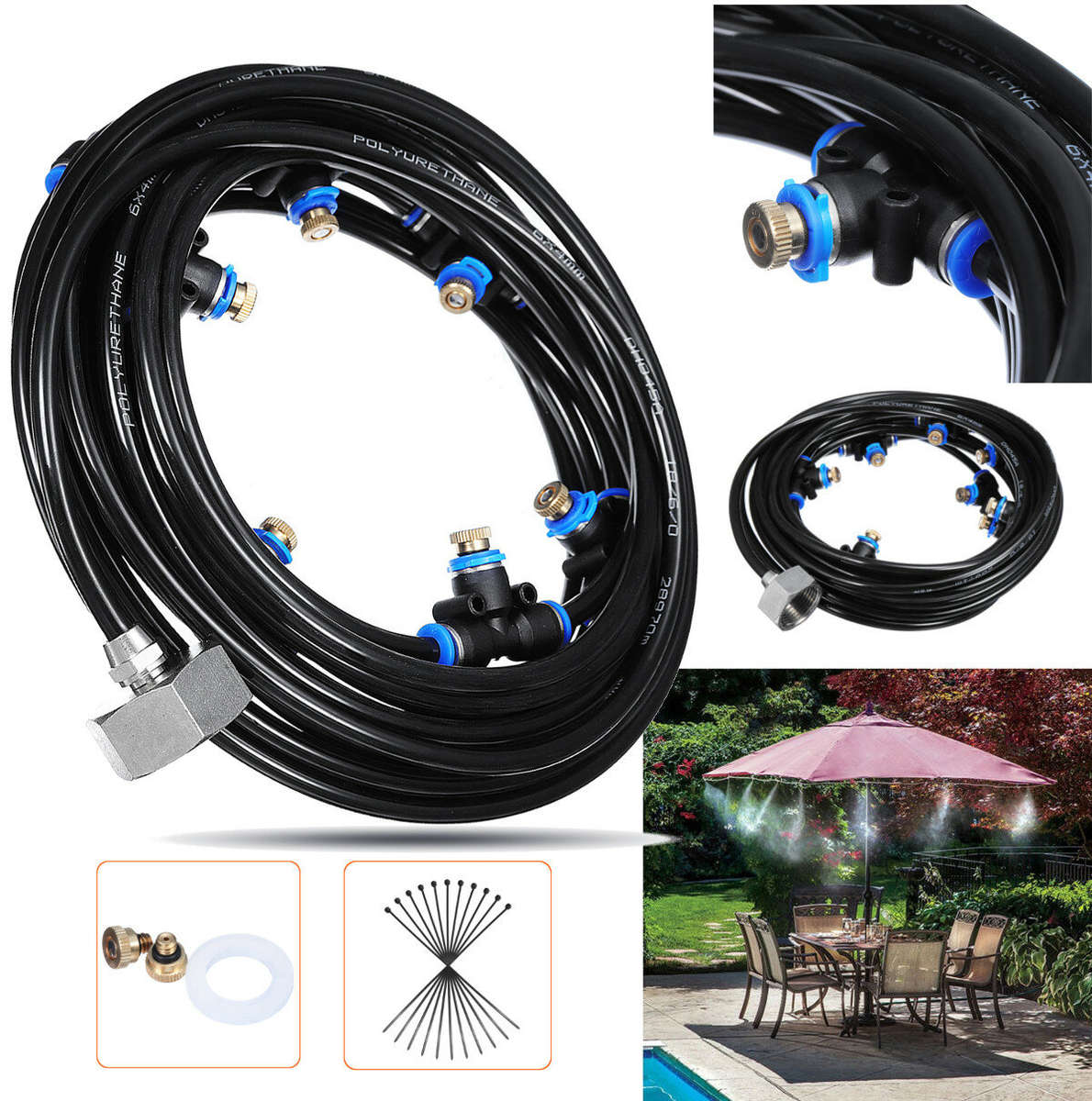 Patio  Mist Cooling Kit (10M)