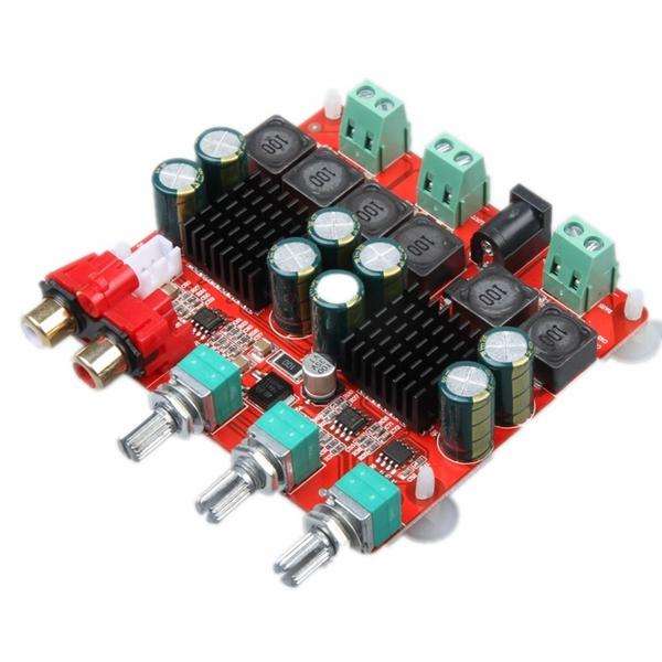 SANWU TPA3116 2.1 Version DC 12-26V Power Amplifier Board 2x50+100W 3 Channel Digital Speaker Power