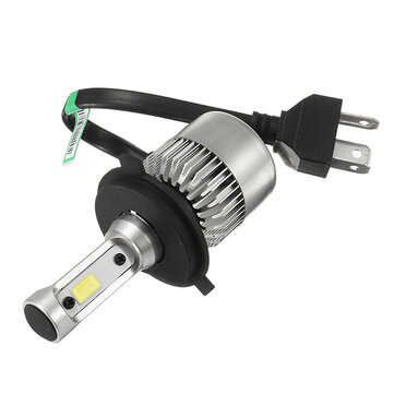 Headlights Pair 72W 8000LM COB LED Car Headlights Fog Lamps Bulbs H4 H7 H11 9005 9006 6500K