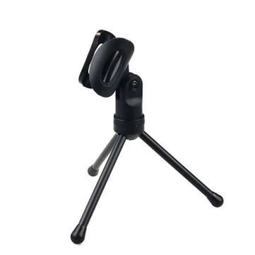 podcast microphone Universal Noise Cancelling HD 3.5mm Microphone with Tripod Stand
