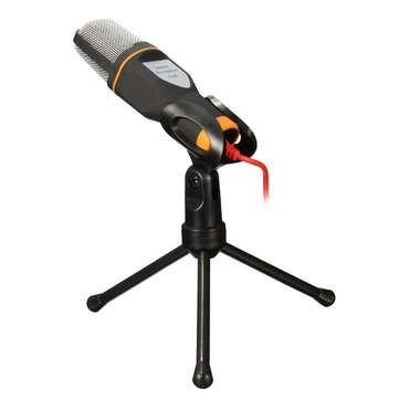 podcast microphone Universal Noise Cancelling HD 3.5mm Microphone with Tripod Stand