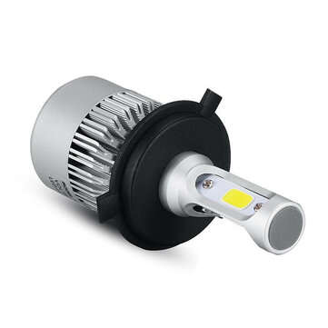 Headlights Pair 72W 8000LM COB LED Car Headlights Fog Lamps Bulbs H4 H7 H11 9005 9006 6500K